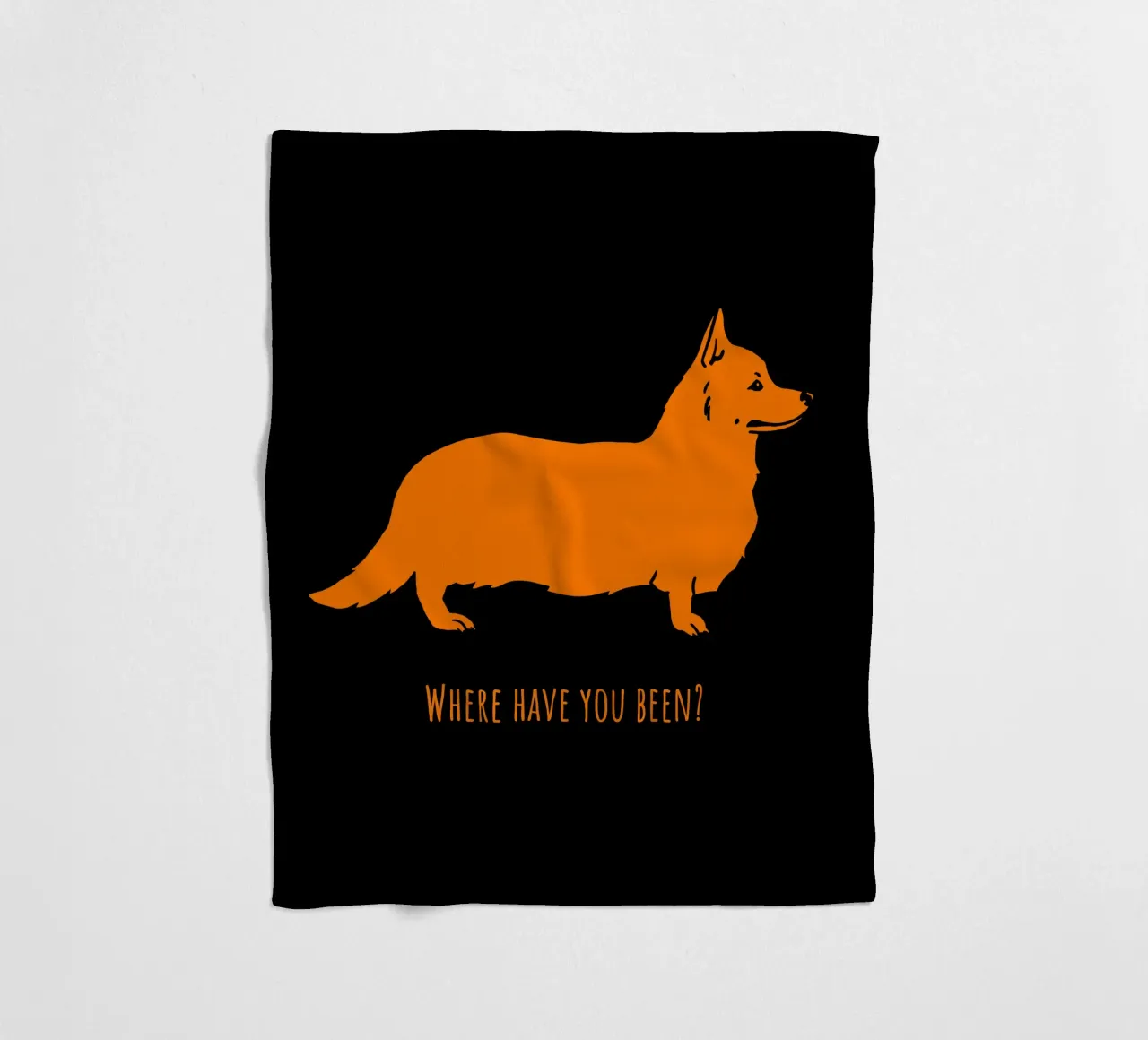 Corgi fleecedeken van Pop dogs