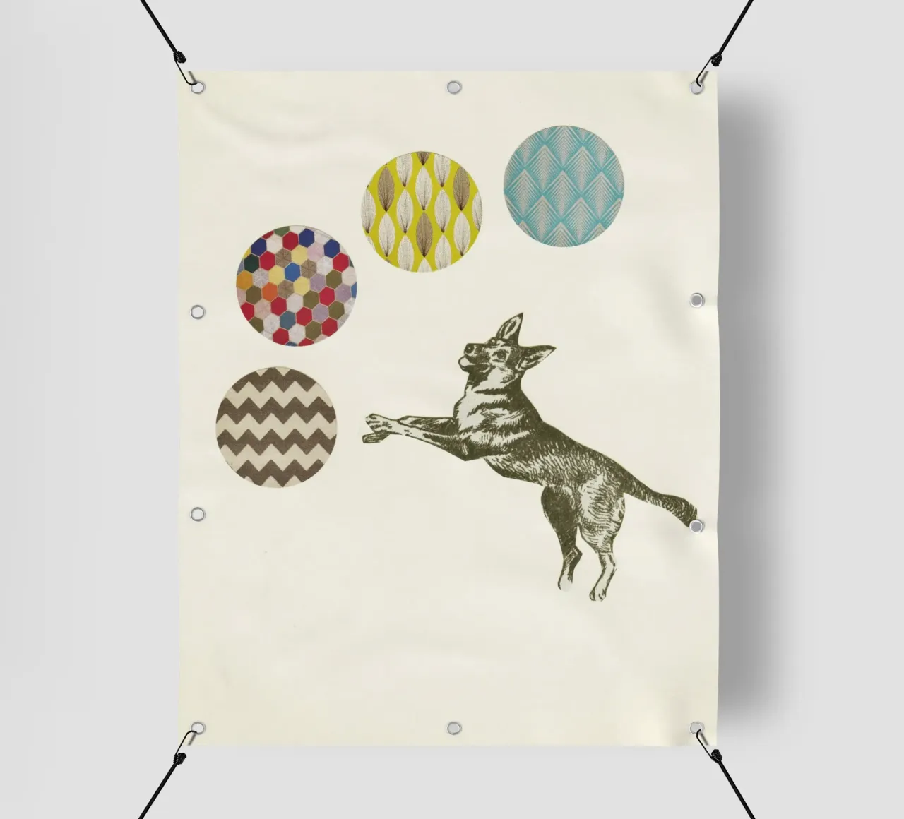Giochi con la palla telo in pvc da Cassia Beck Collage