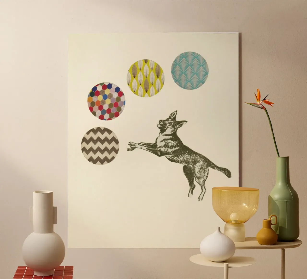 Giochi con la palla plexiglass da Cassia Beck Collage