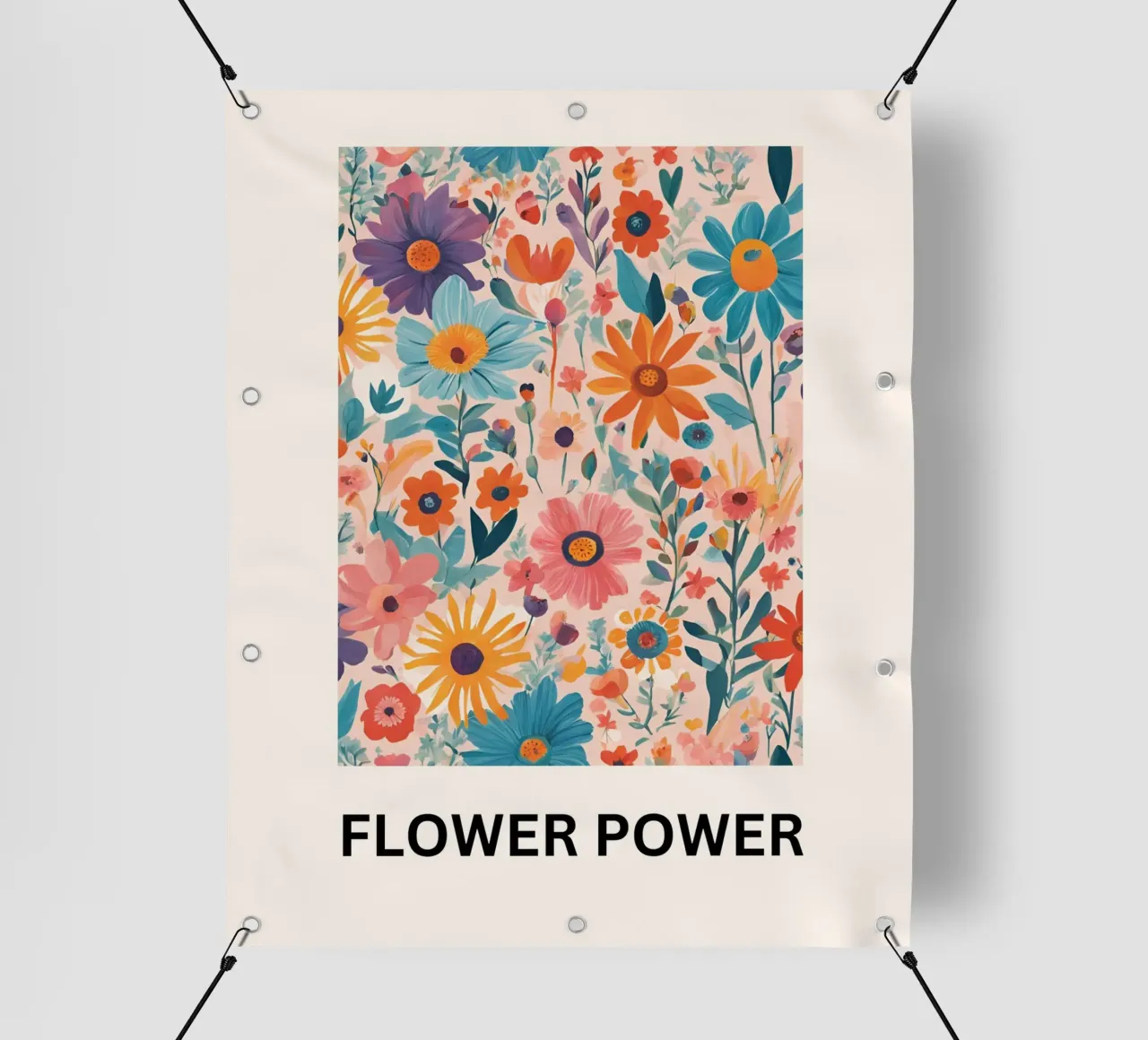 Flower Power telo in pvc da designsbysophia