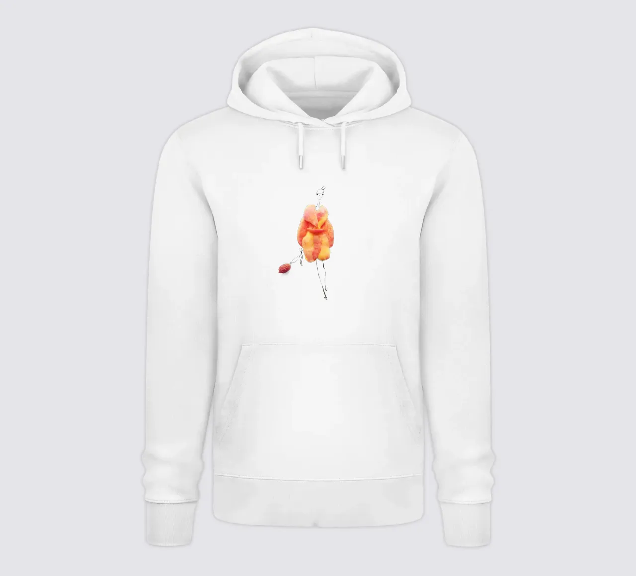 Peach Fuzz felpa con cappuccio da Gretchen Roehrs