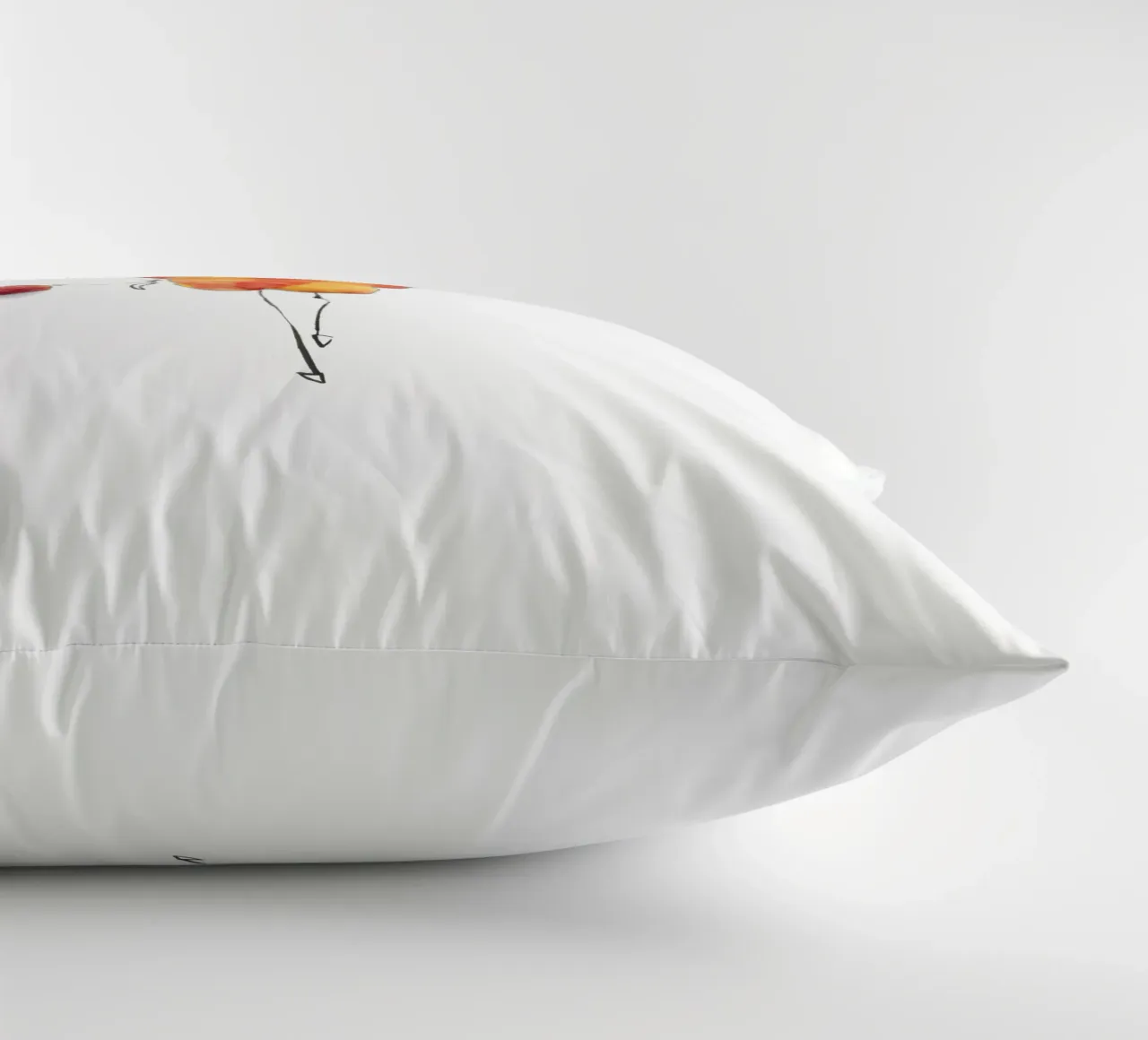 Peach Fuzz decorative cushion by Gretchen Roehrs