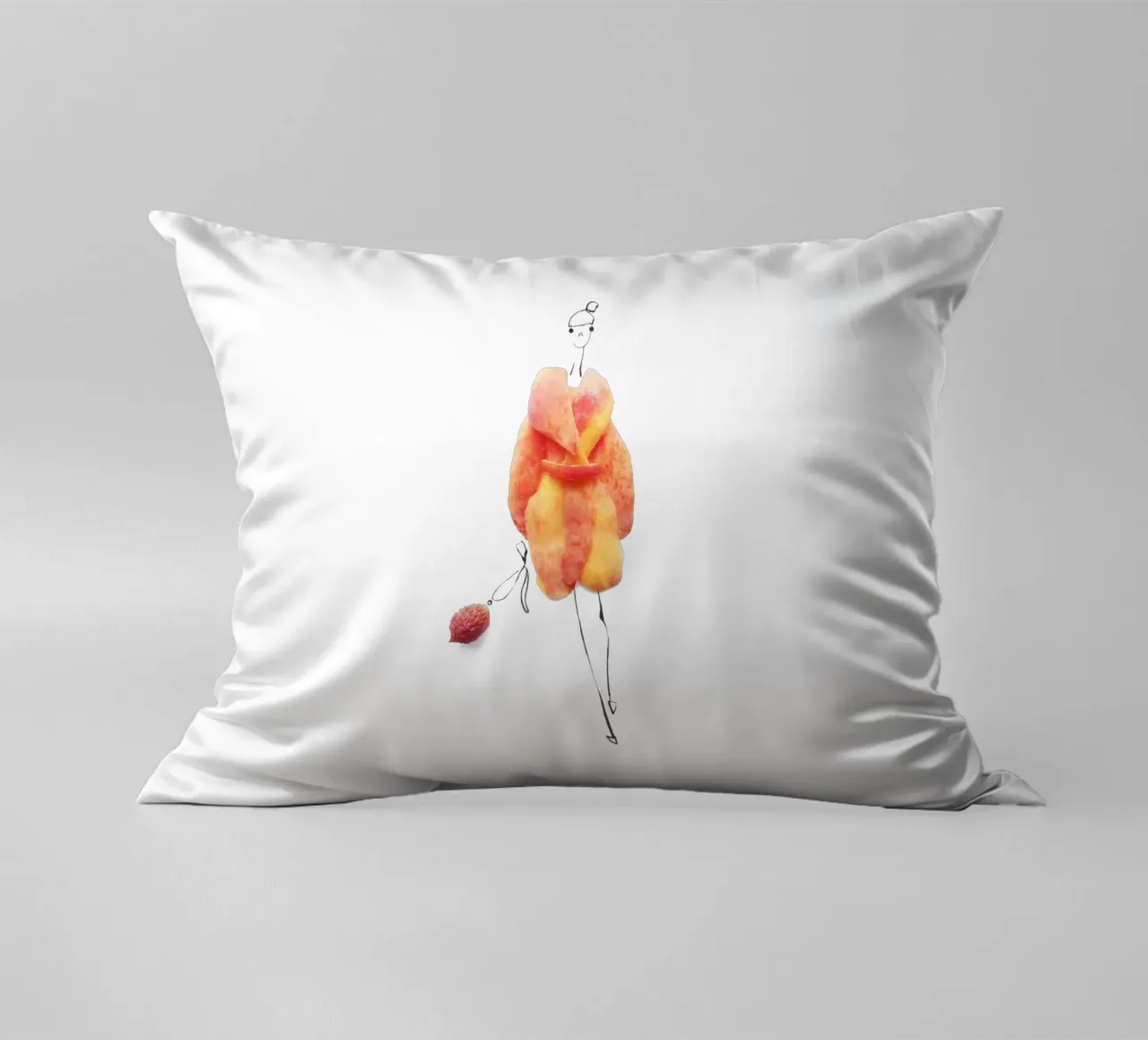 Peach Fuzz cuscino da Gretchen Roehrs