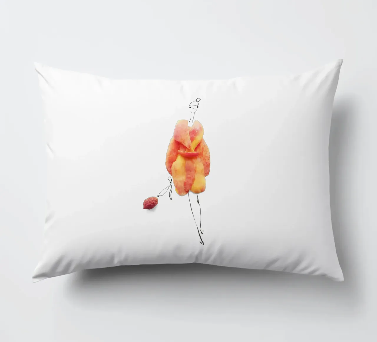 Peach Fuzz cuscino da Gretchen Roehrs