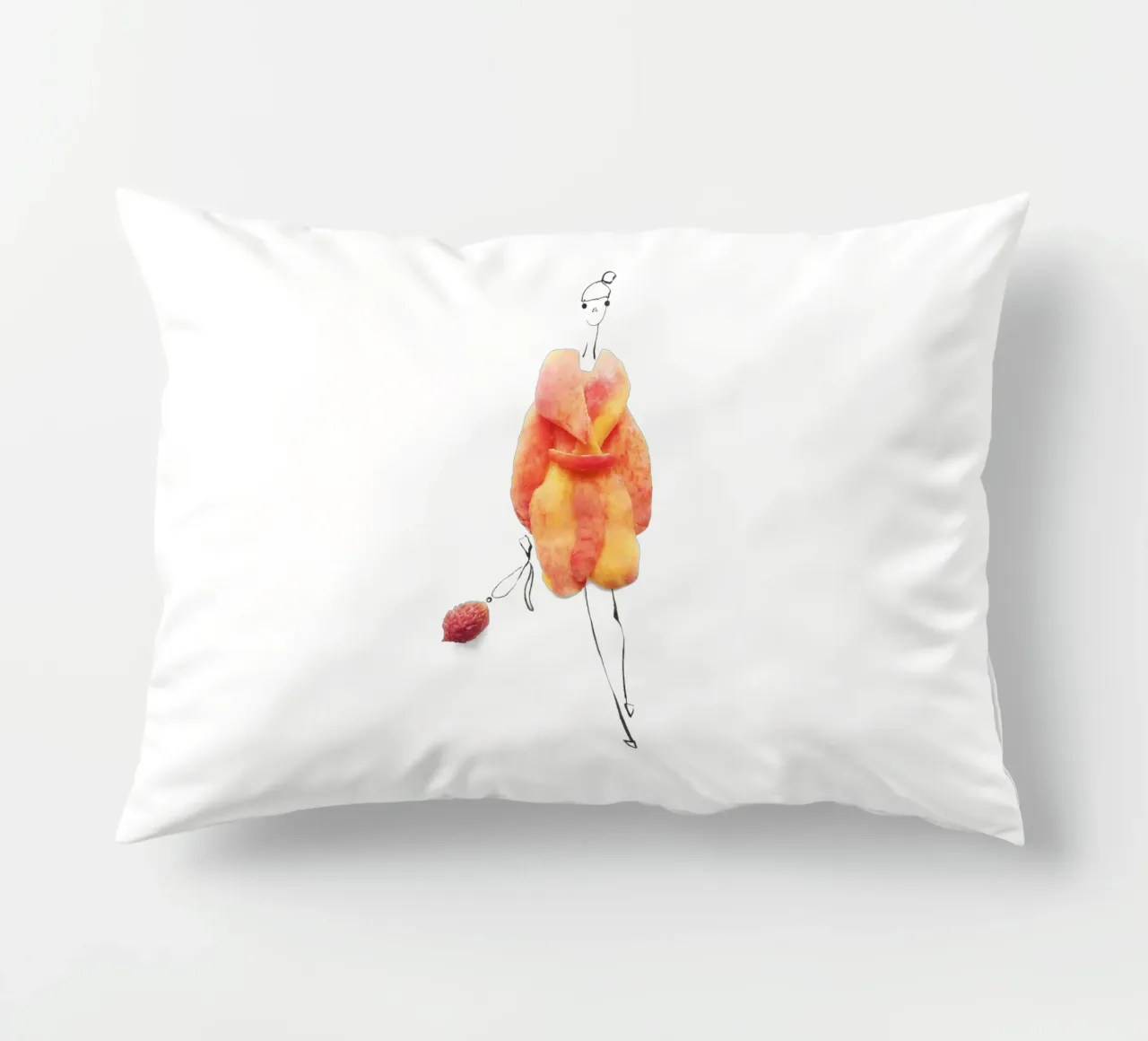 Peach Fuzz cuscino da Gretchen Roehrs