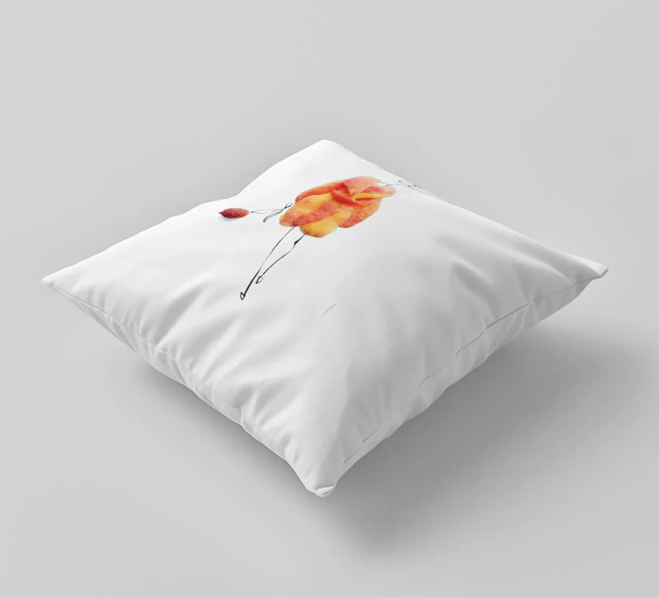 Peach Fuzz cuscino da Gretchen Roehrs