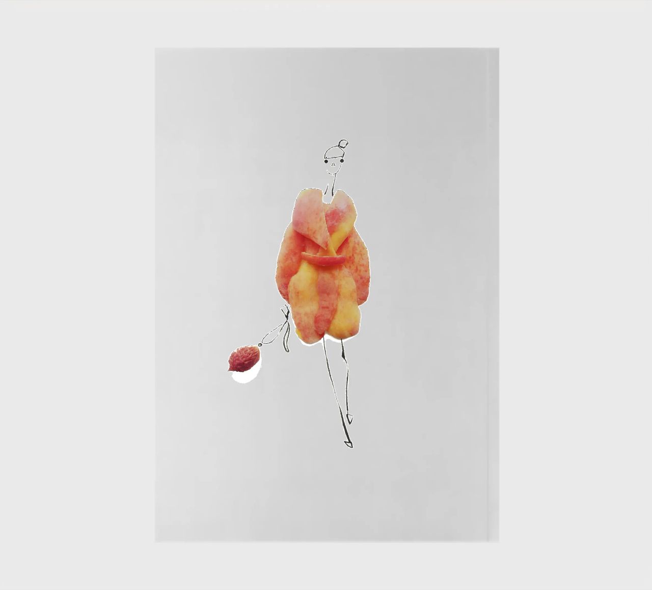 Peach Fuzz notebook by Gretchen Roehrs