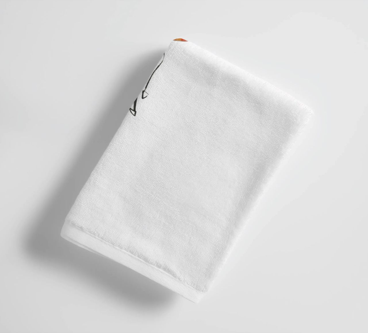 Peach Fuzz asciugamano da bagno da Gretchen Roehrs