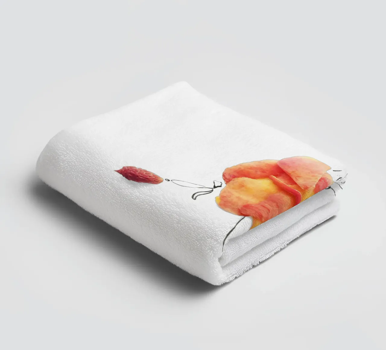 Peach Fuzz asciugamano da bagno da Gretchen Roehrs