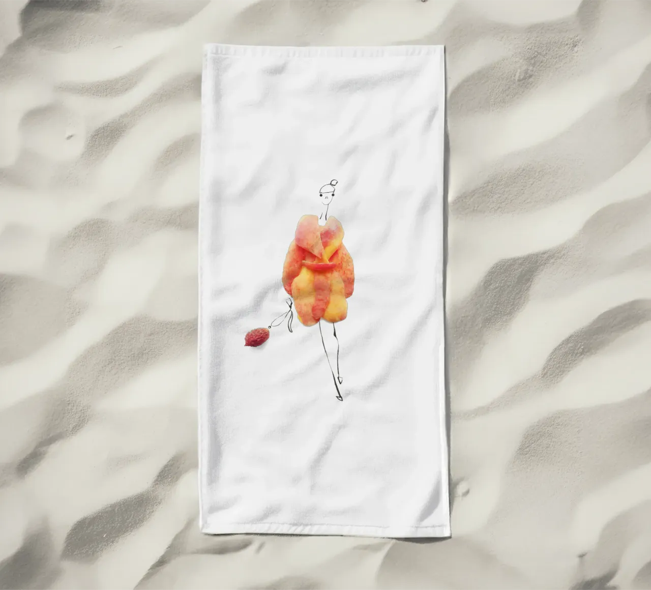 Peach Fuzz telo mare da Gretchen Roehrs