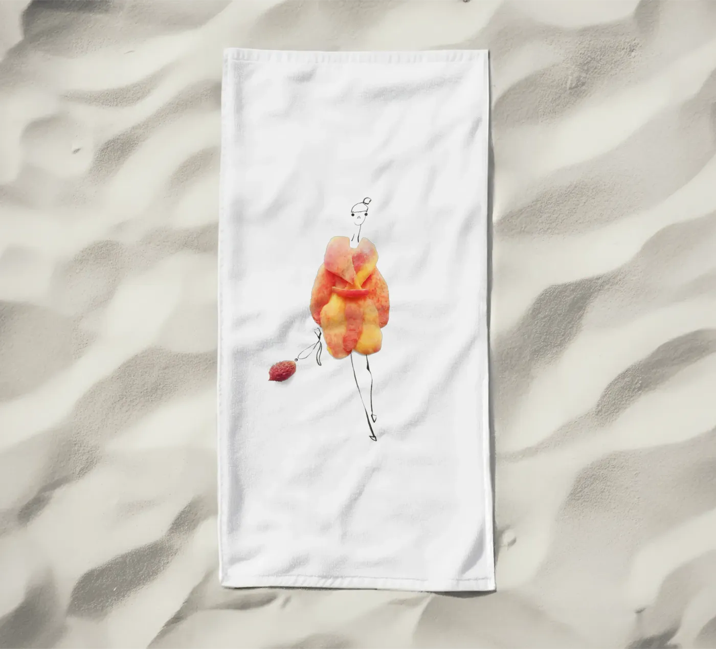 Peach Fuzz telo mare da Gretchen Roehrs