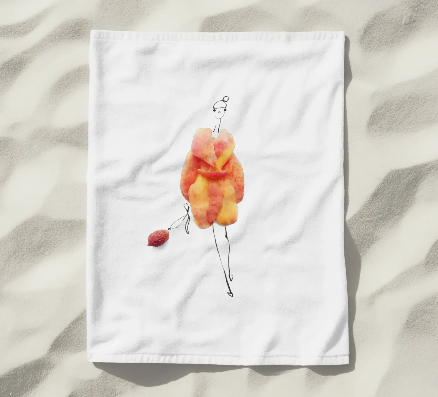 Peach Fuzz telo mare da Gretchen Roehrs