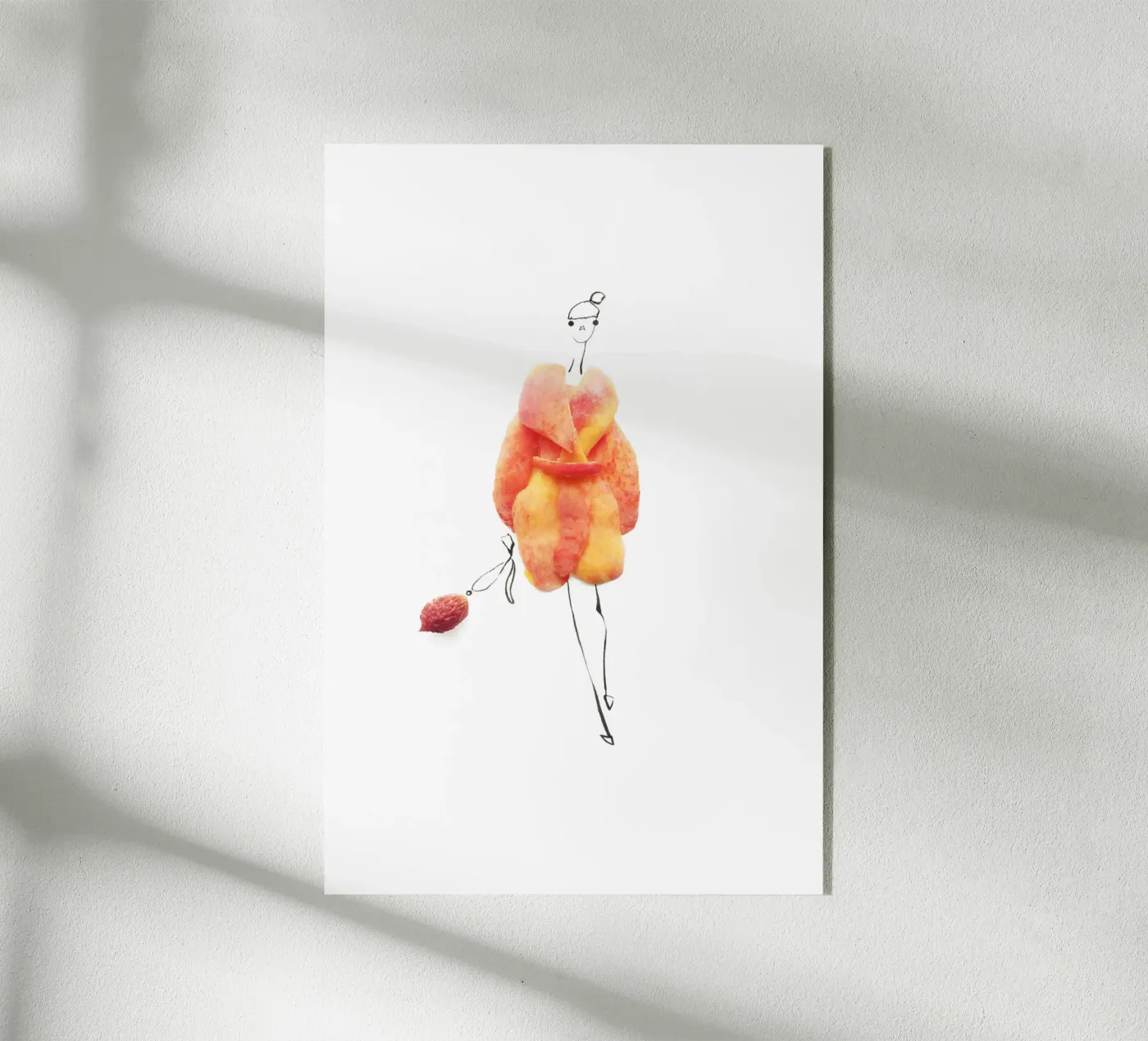 Peach Fuzz plexiglass da Gretchen Roehrs