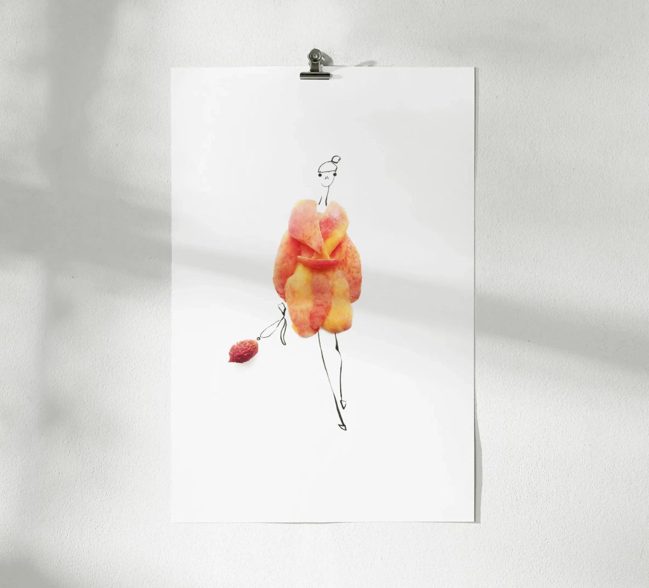 Peach Fuzz carta hahnemühle da Gretchen Roehrs