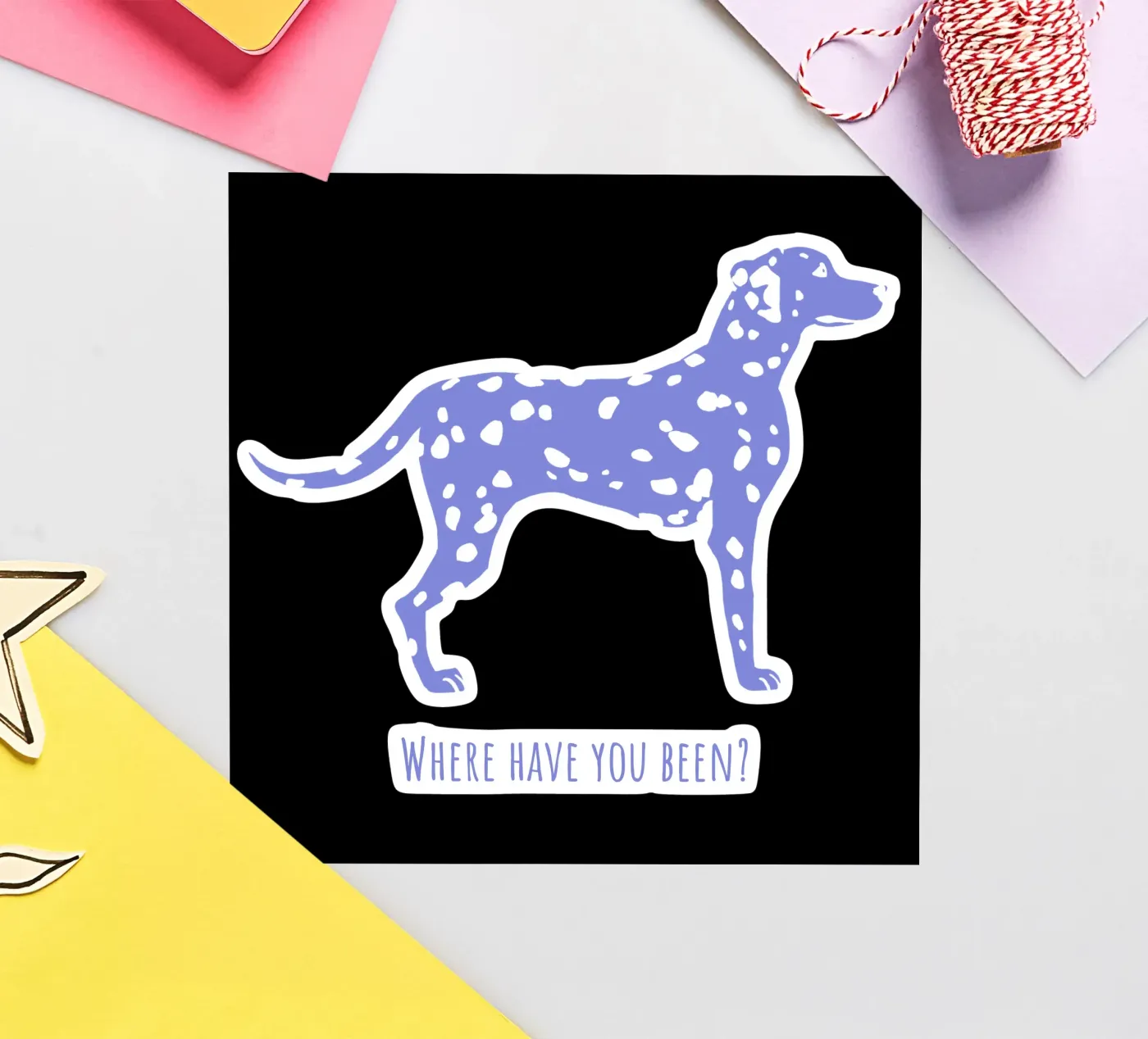 Dalmatiër sticker van Pop dogs