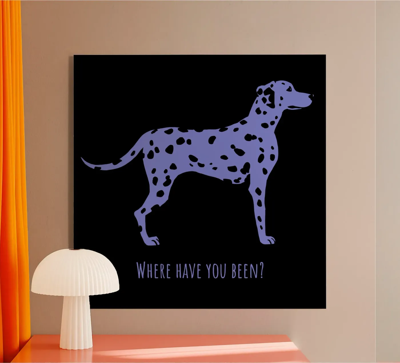 Dalmatiër acryl van Pop dogs