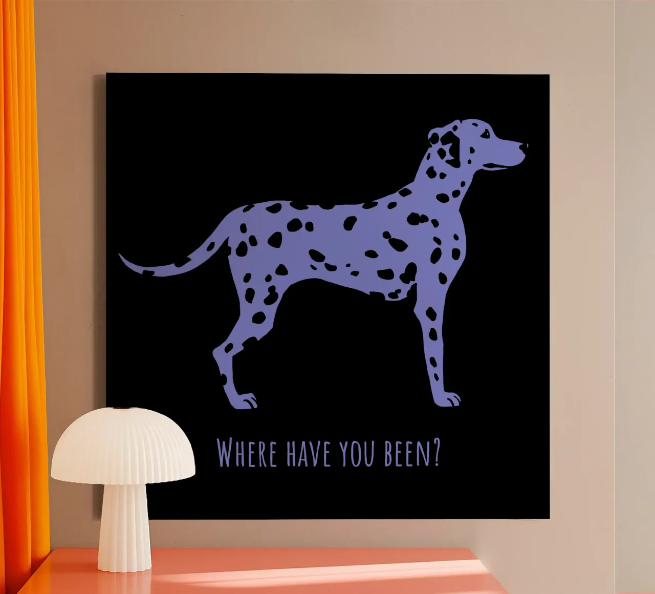 Dalmatian canvas by Pop dogs