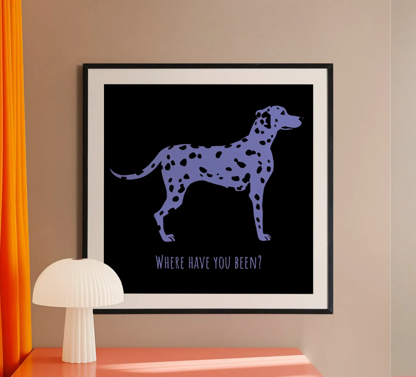 Dalmatian poster van Pop dogs