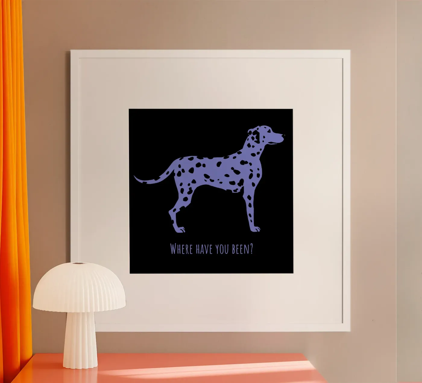 Dalmatian poster van Pop dogs