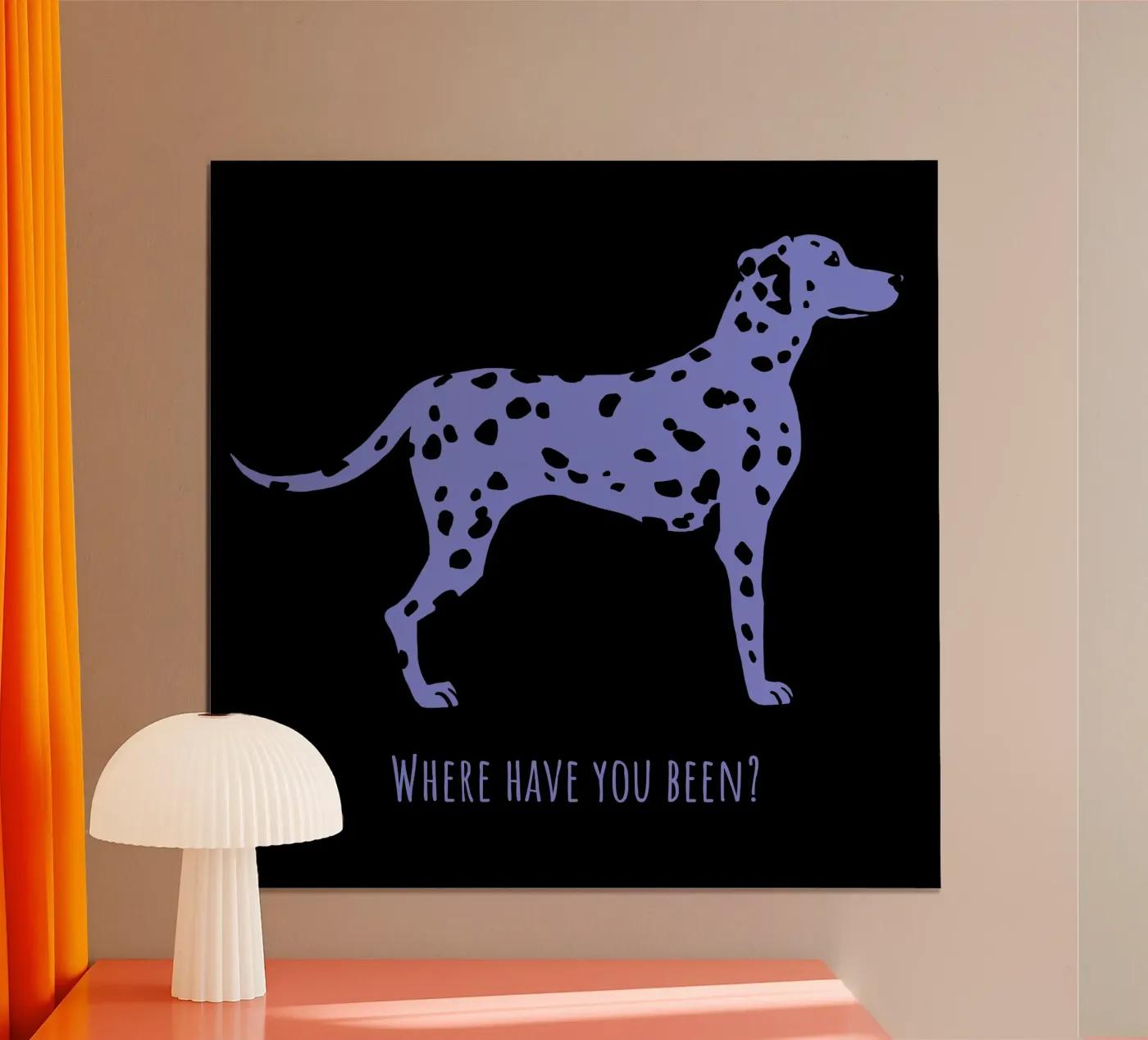 Dalmatian poster van Pop dogs