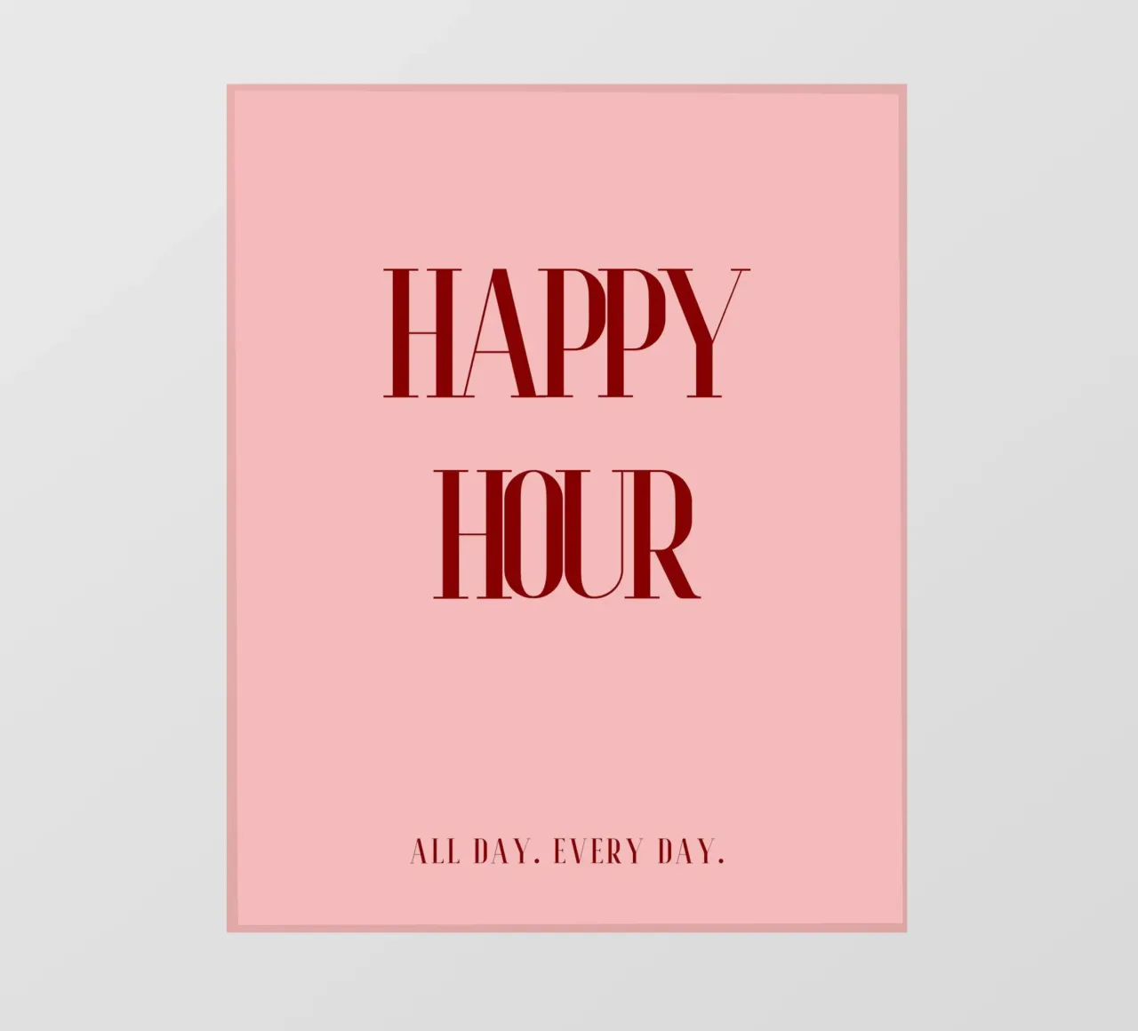 Happy Hour pellicola backlit da designsbysophia