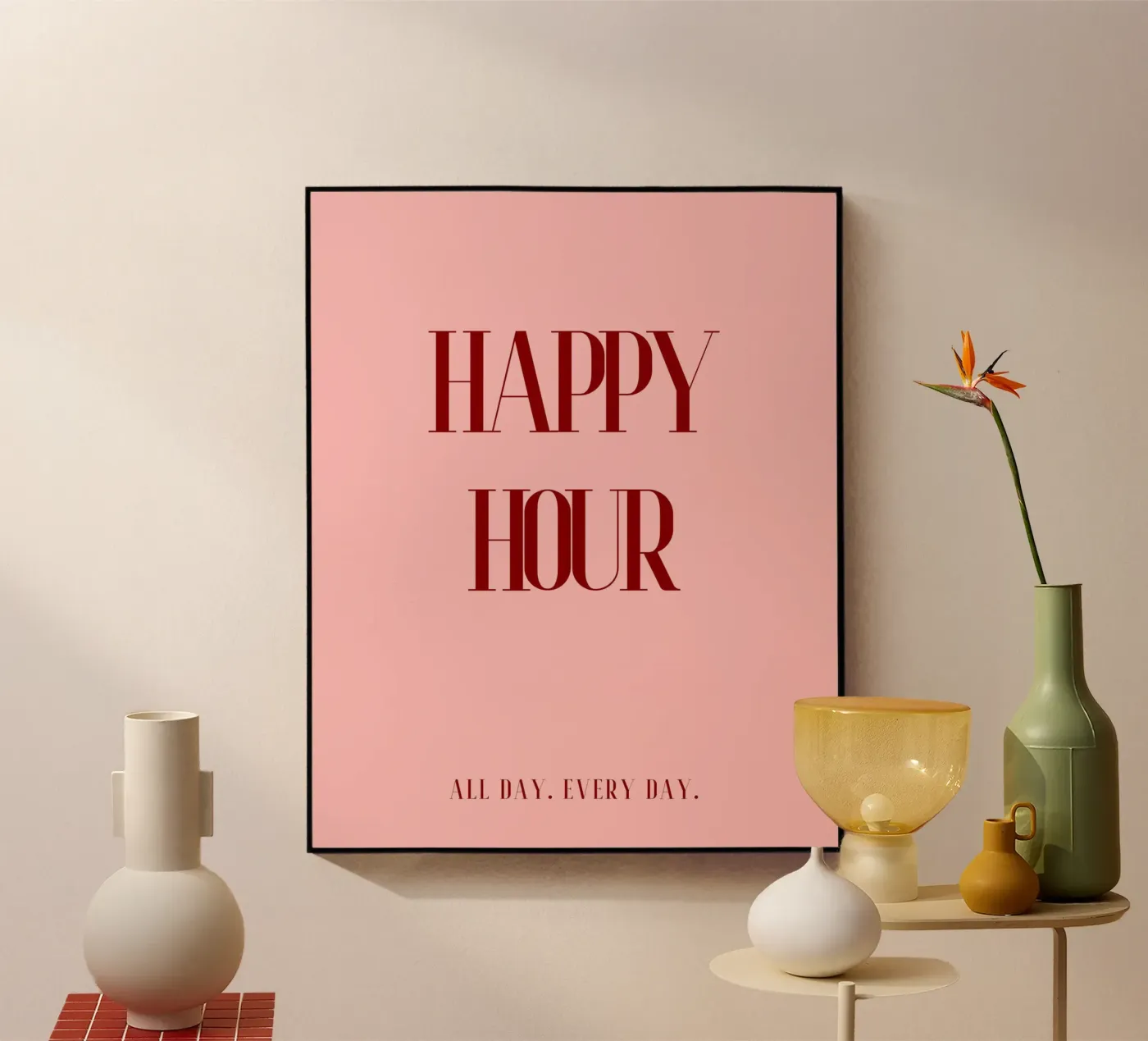 Happy Hour plexiglass da designsbysophia