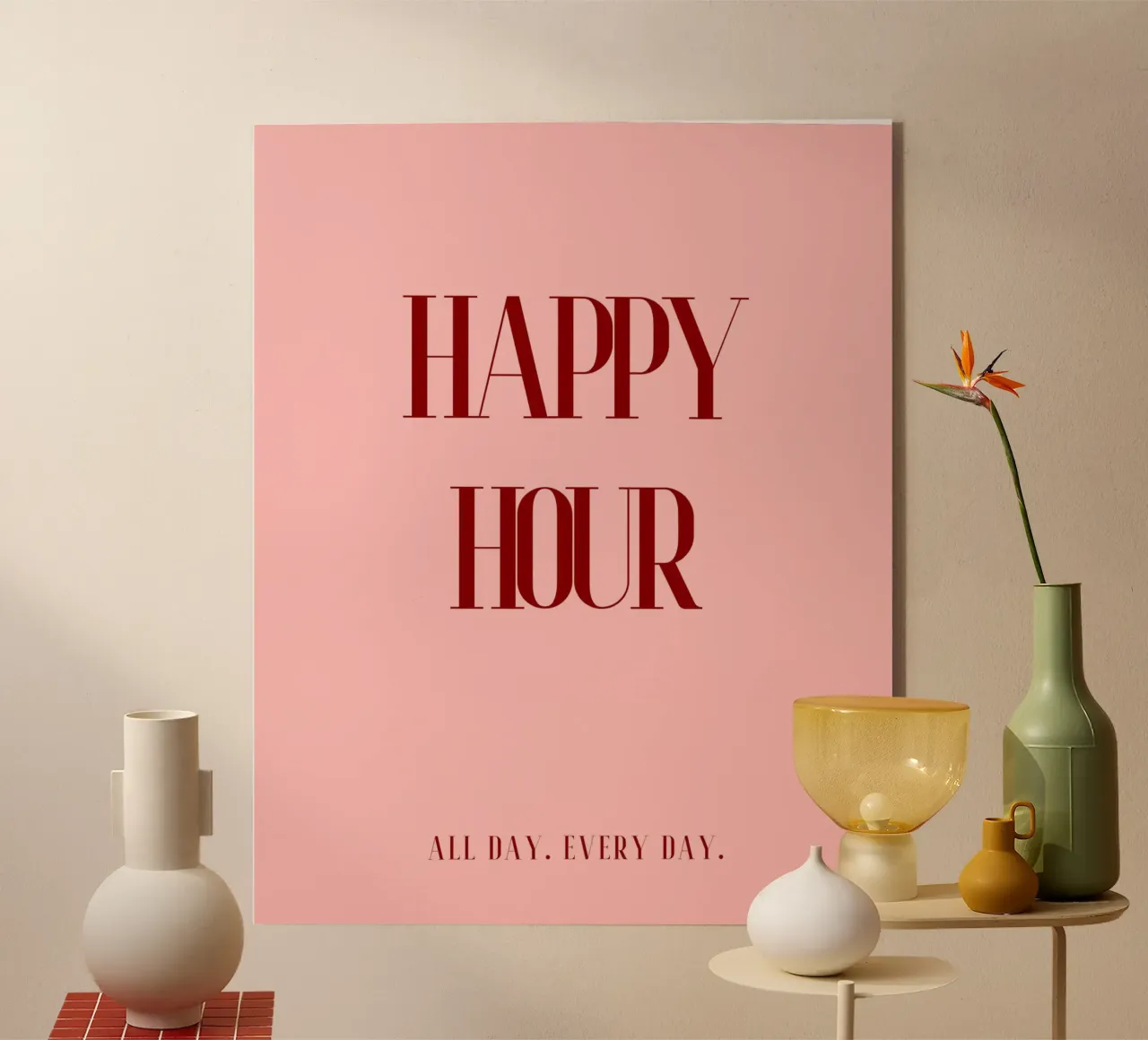 Happy Hour plexiglass da designsbysophia
