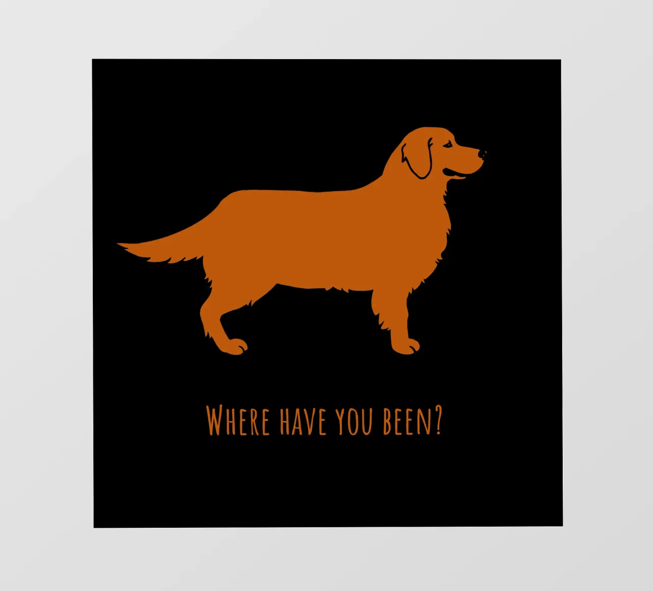 Golden retriever pellicola backlit da Pop dogs