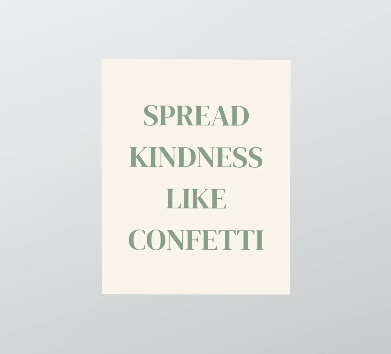 Spread kindness like confetti Sticker von designsbysophia