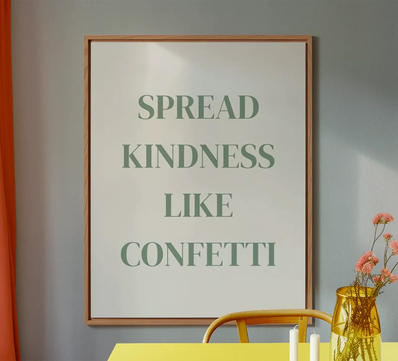 Spread kindness like confetti alluminio dibond da designsbysophia