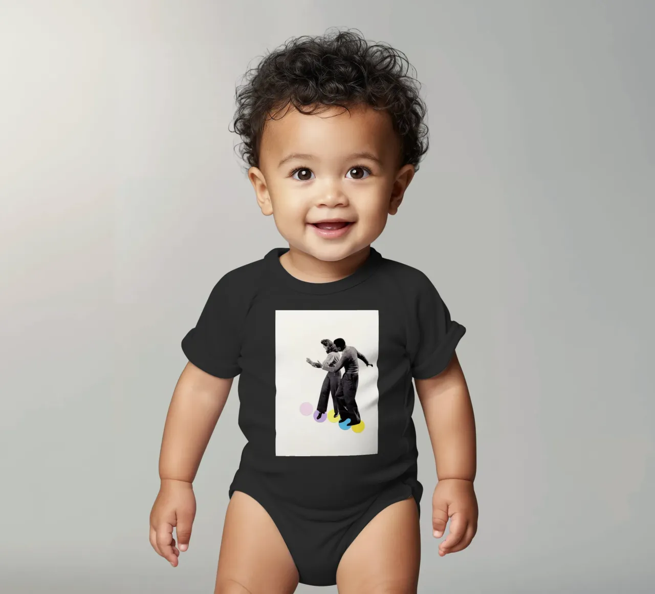 Pas de danse body bébé de Cassia Beck Collage