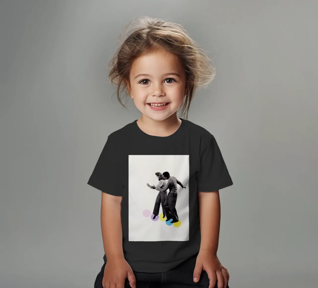 Passi di danza t-shirt bambini da Cassia Beck Collage