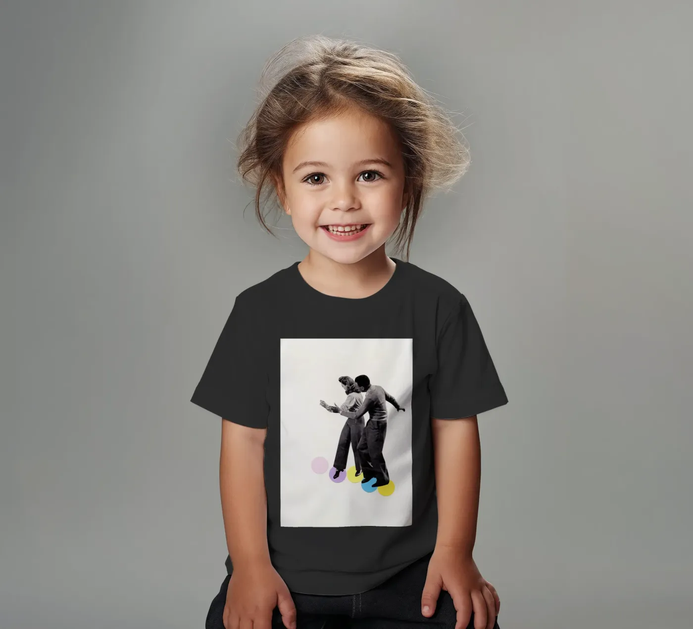 Dance Steps Kinder T-Shirt von Cassia Beck Collage