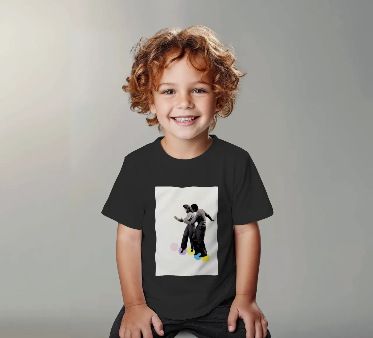 Passi di danza t-shirt bambini da Cassia Beck Collage