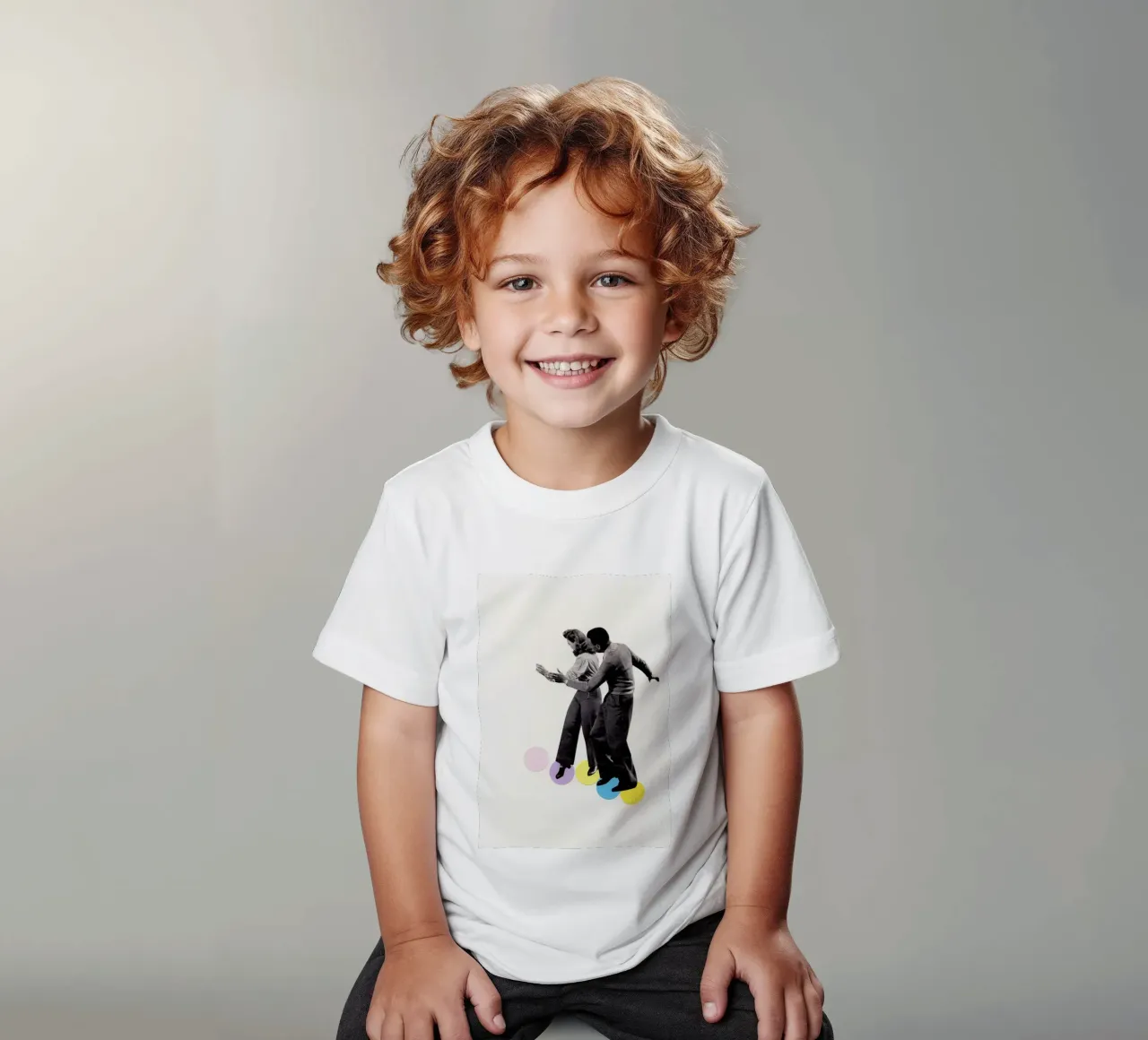 Passi di danza t-shirt bambini da Cassia Beck Collage
