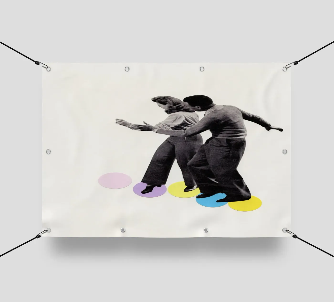 Dance Steps PVC Plane von Cassia Beck Collage