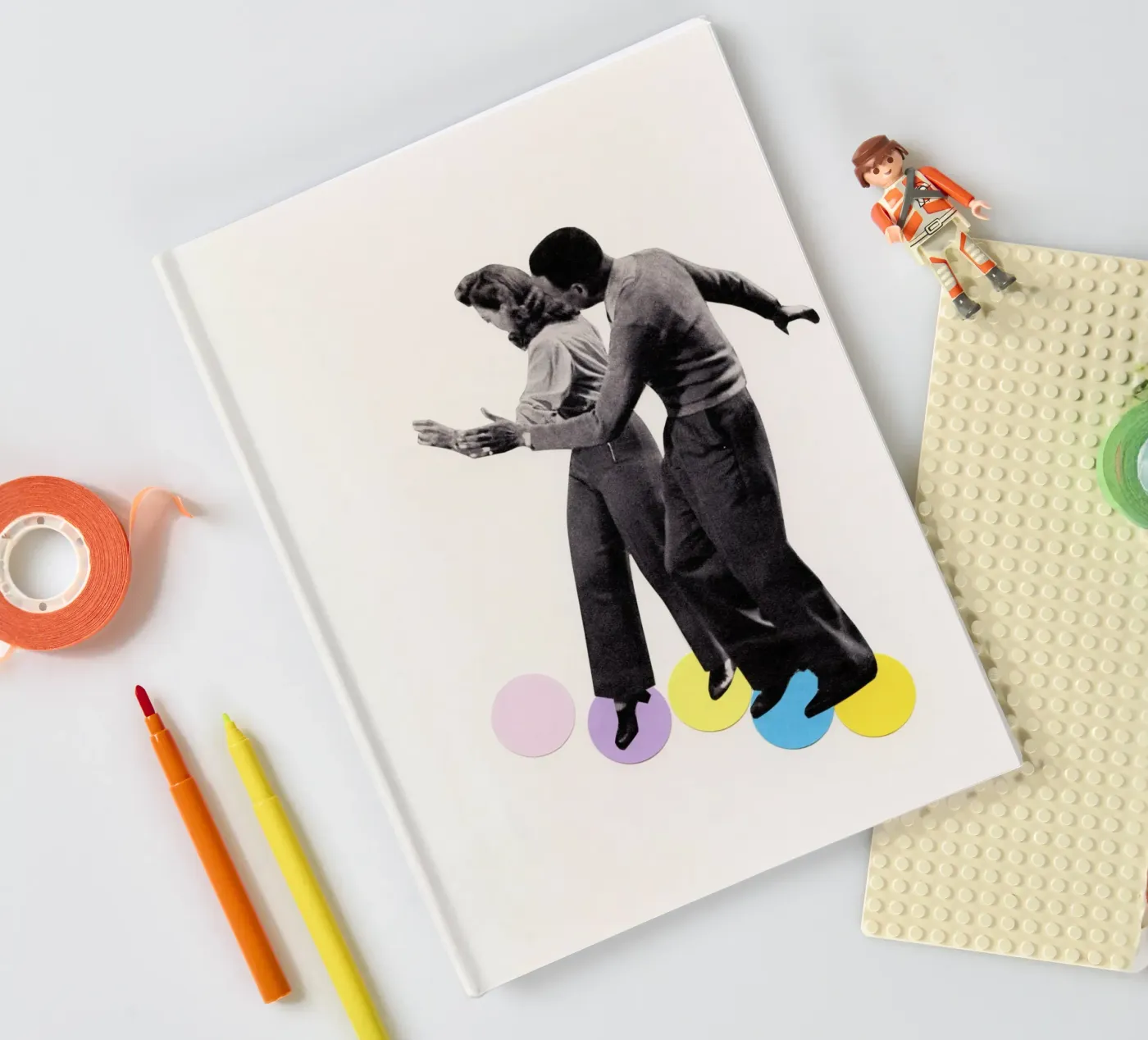 Dance Steps notebook by Cassia Beck Collage