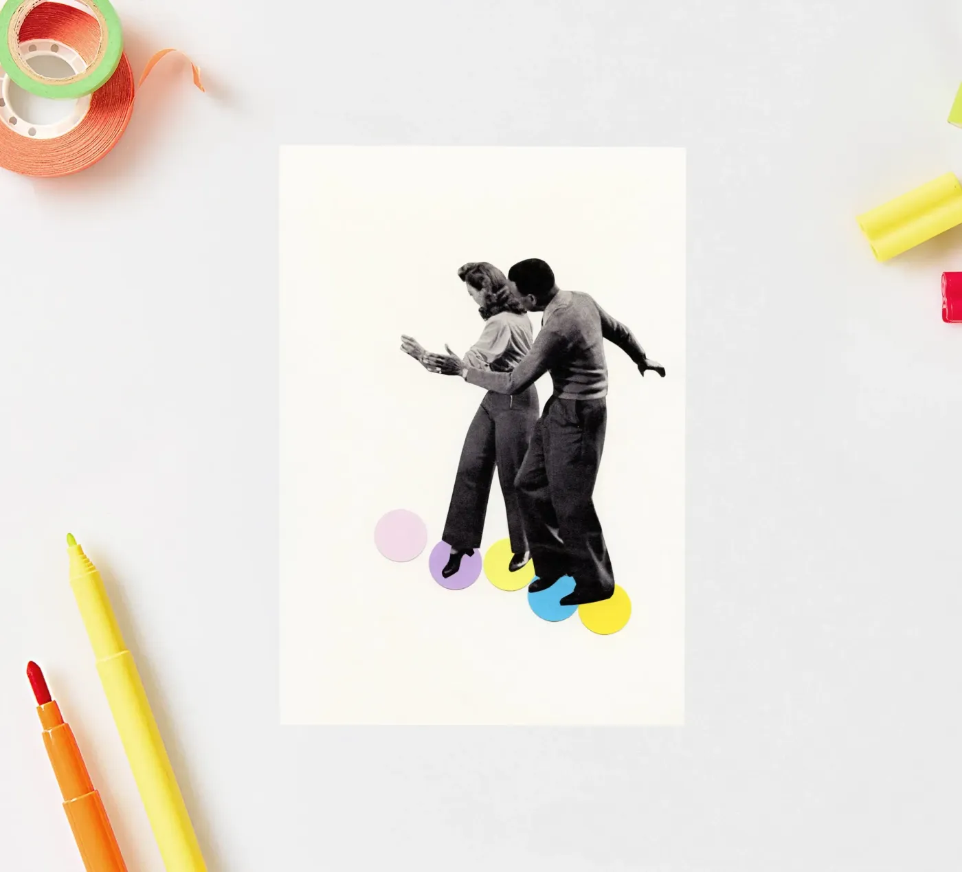 Dance Steps sticker by Cassia Beck Collage