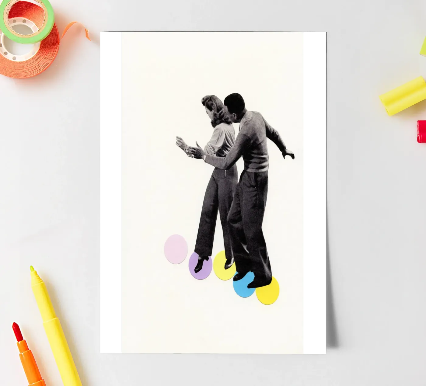 Dance Steps sticker sheet by Cassia Beck Collage