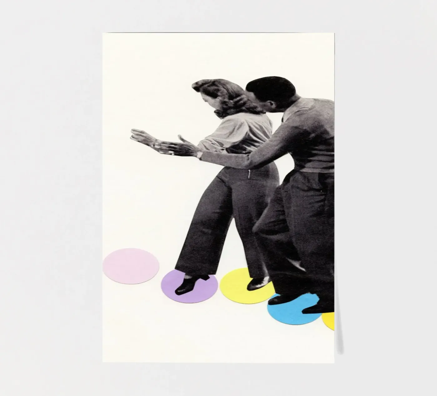 Passi di danza foglio adesivo da Cassia Beck Collage