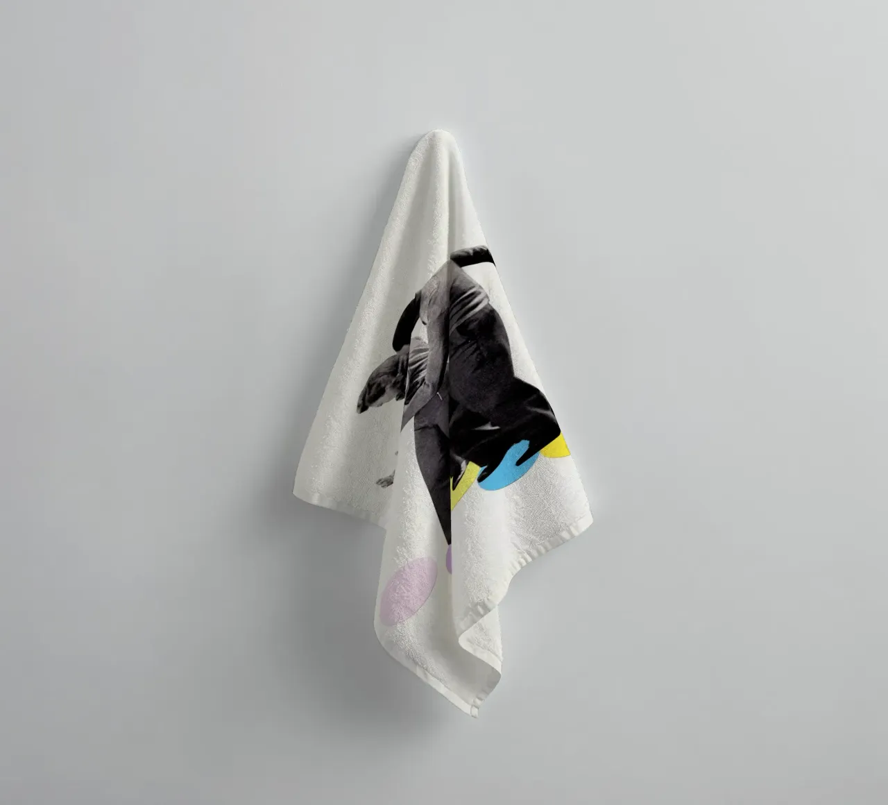 Dance Steps towel by Cassia Beck Collage