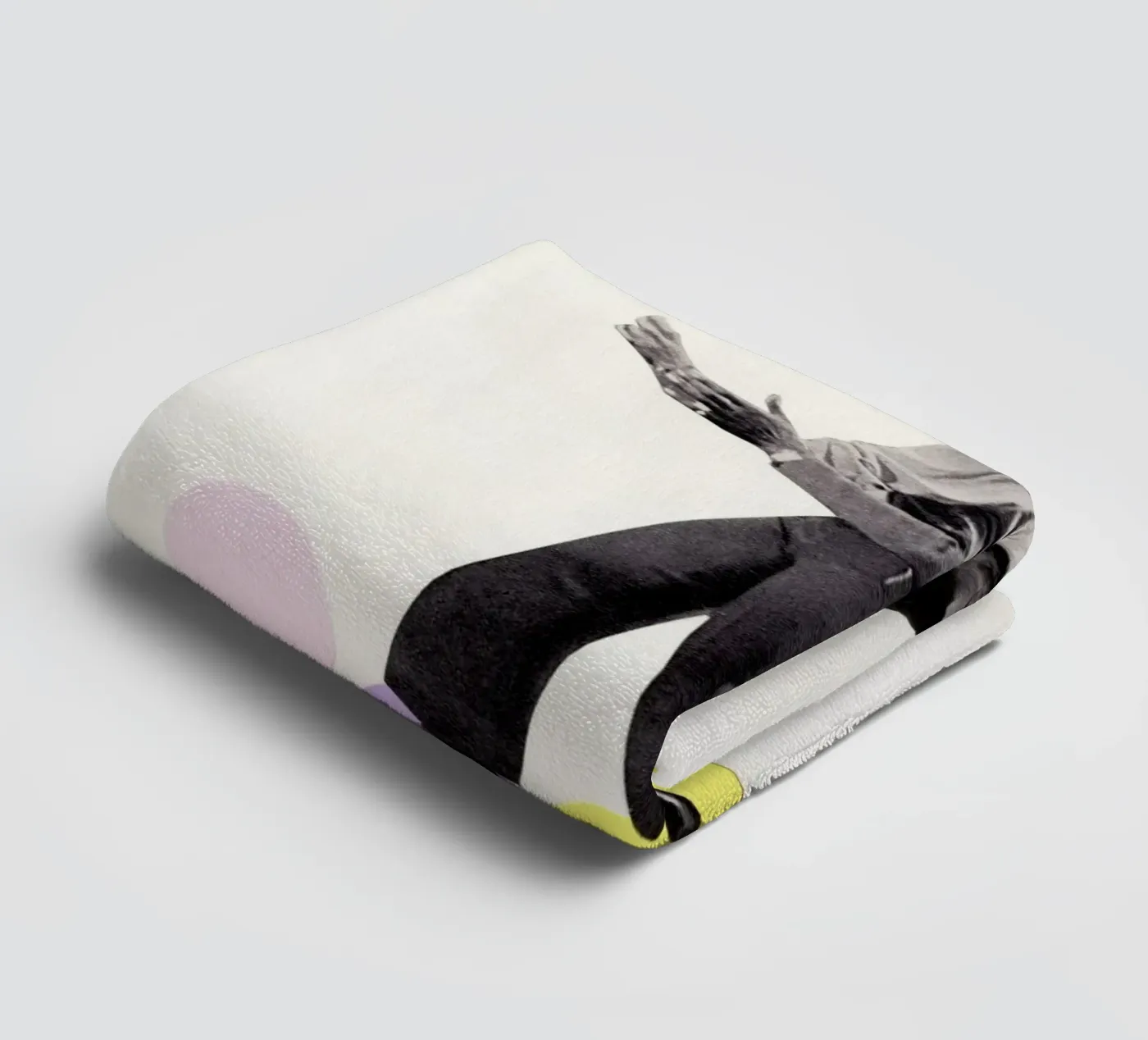 Dance Steps towel by Cassia Beck Collage
