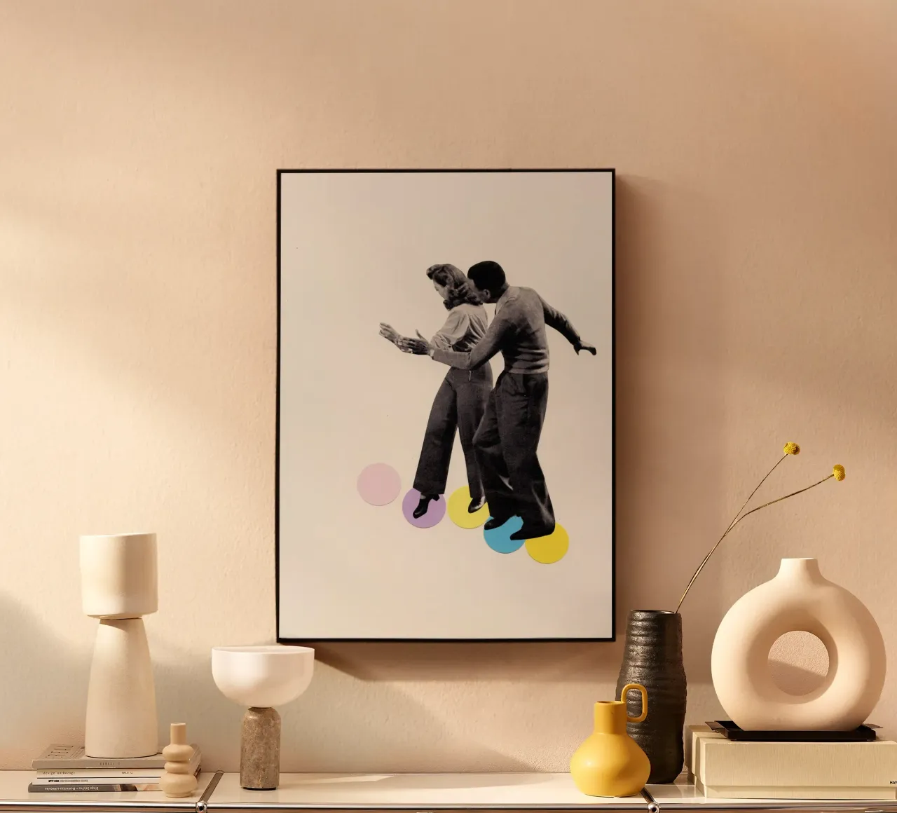 Dance Steps forex plate by Cassia Beck Collage