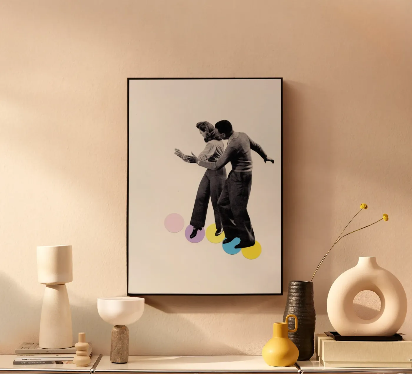 Dance Steps forex plate by Cassia Beck Collage