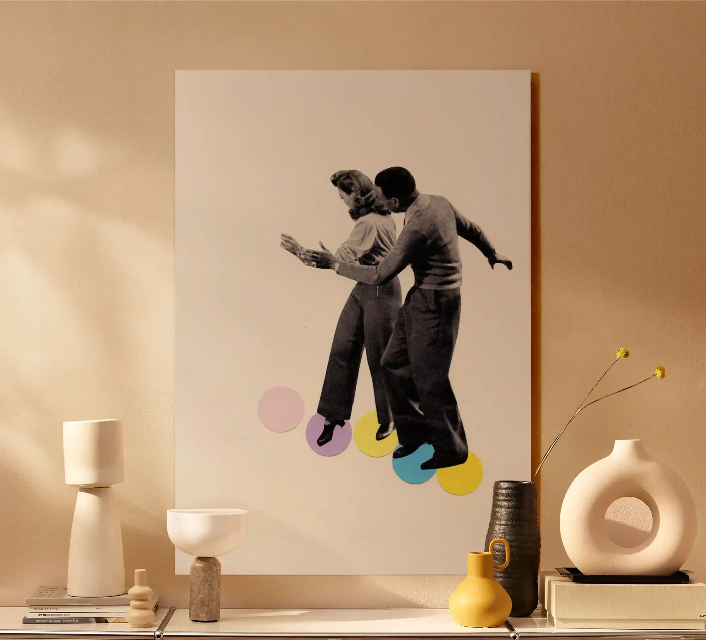 Dance Steps pannello forex da Cassia Beck Collage