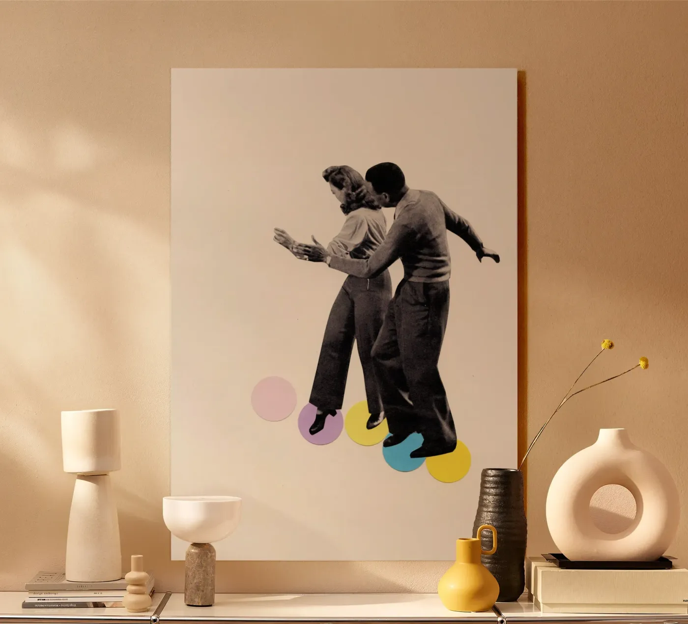 Dance Steps forex plate by Cassia Beck Collage