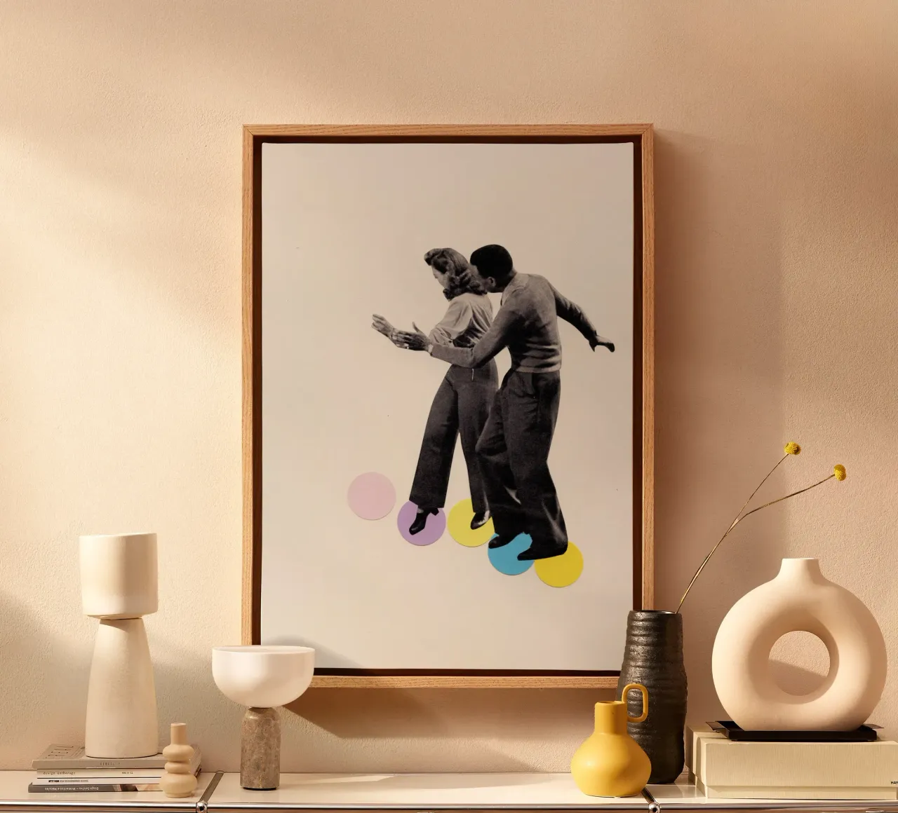 Dance Steps canvas by Cassia Beck Collage