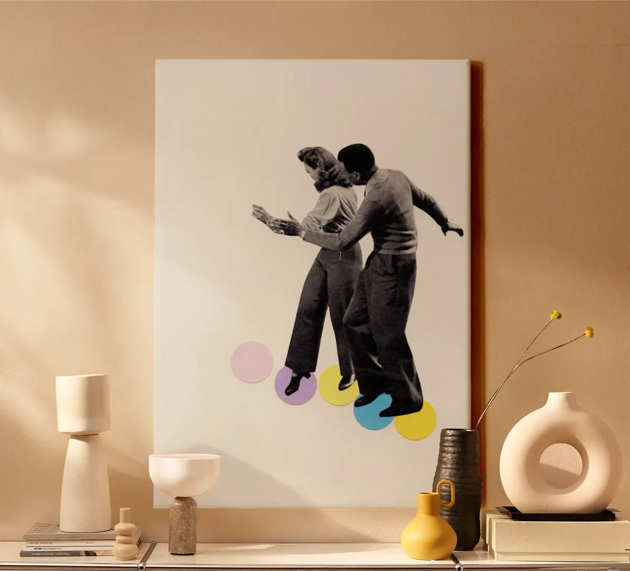Dance Steps canvas by Cassia Beck Collage