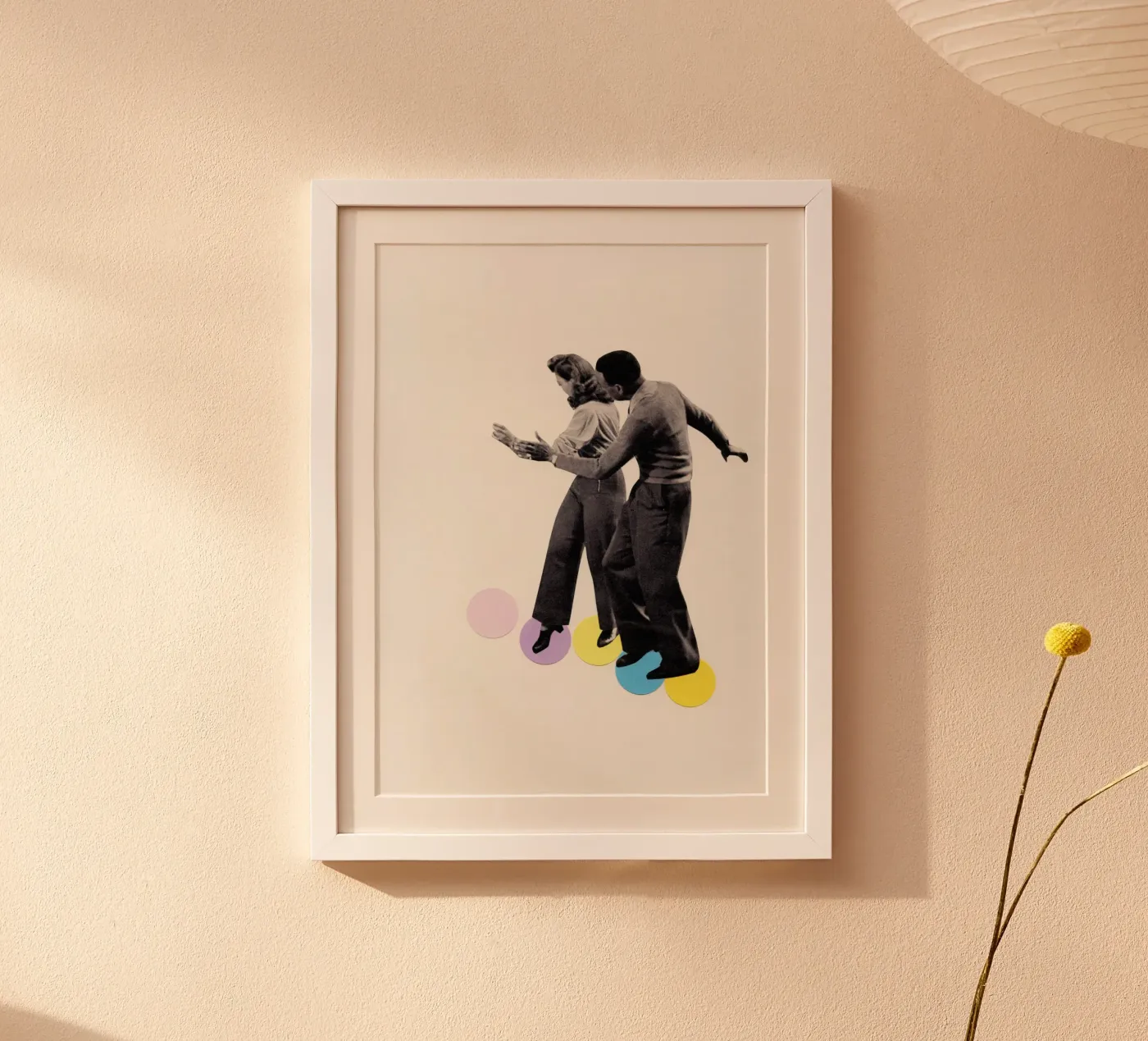 Dans Stappen poster van Cassia Beck Collage