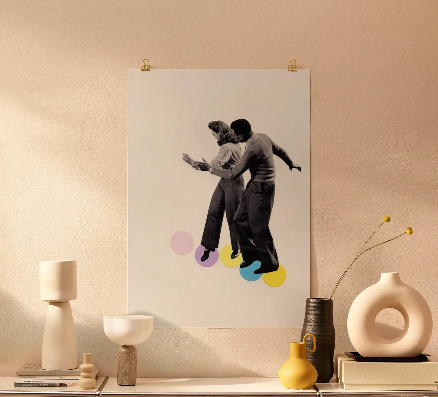 Dance Steps poster de Cassia Beck Collage